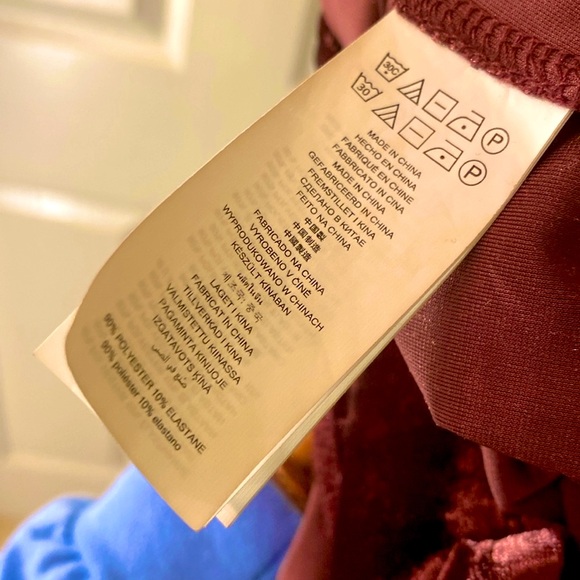 MICHAEL MICHAEL KORS Velur Purple Velvet Long Sleeve Dress - Picture 11 of 11